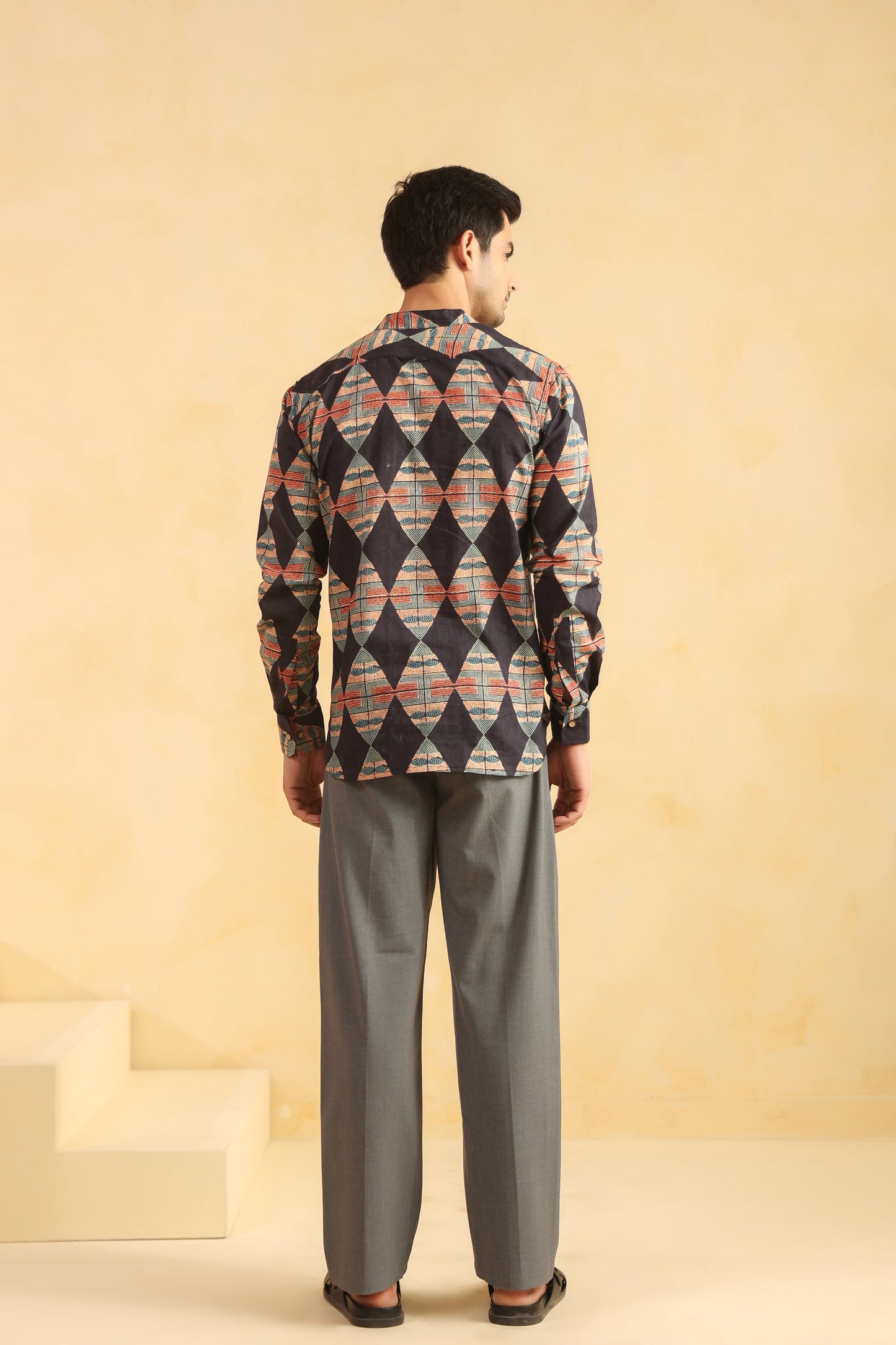 Black Diamond Cotton Shirt Kurta