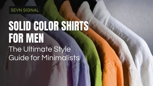 Solid Color Shirts for Men: The Ultimate Style Guide for Minimalists