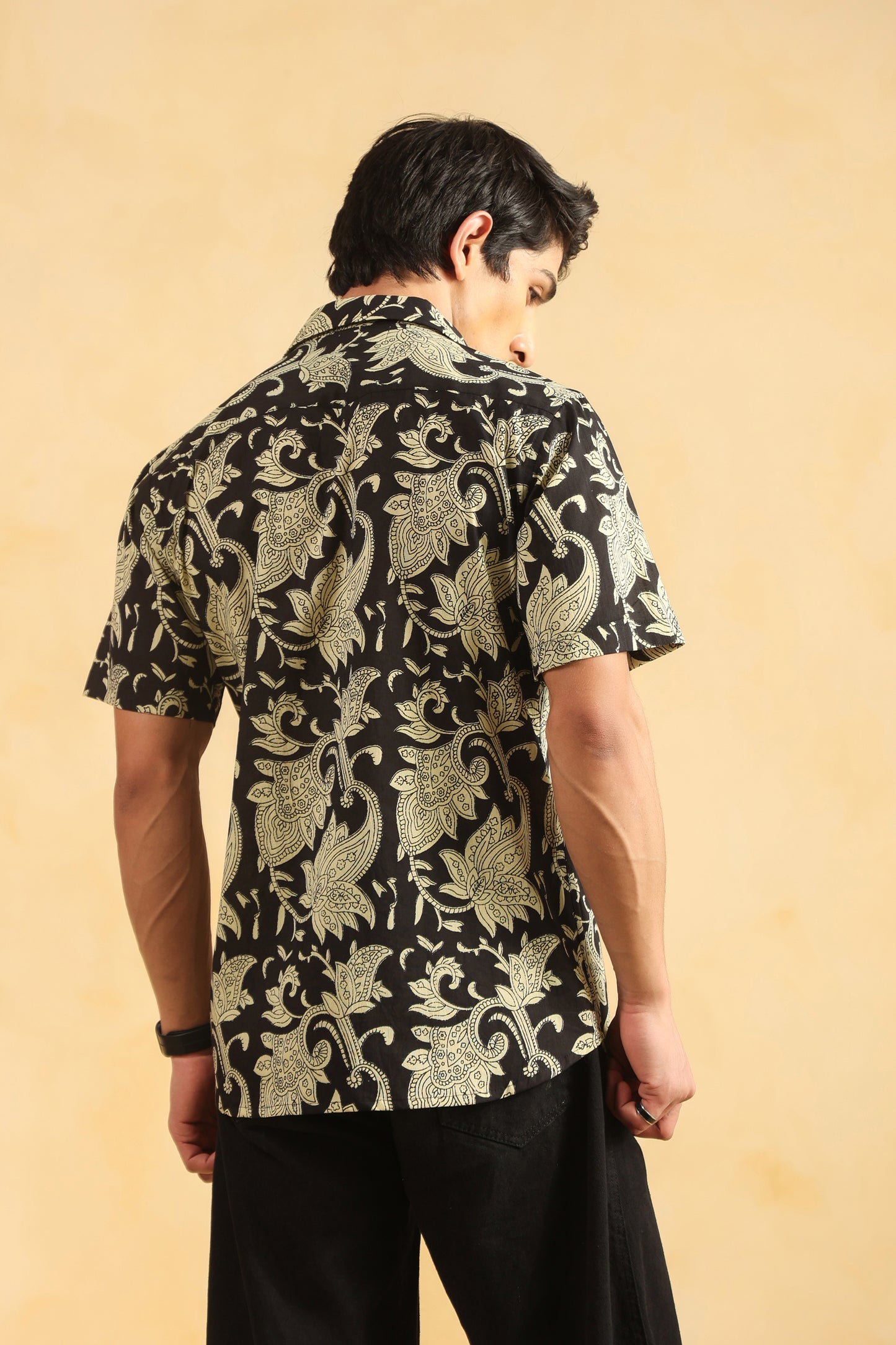 Black Mystic Regular Cotton Shirt